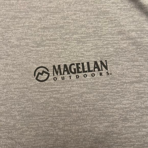 Magellan Outdoors Adventure Gear 2XL Long Sleeve Tee Gray Performance Shirt - Picture 6 of 11